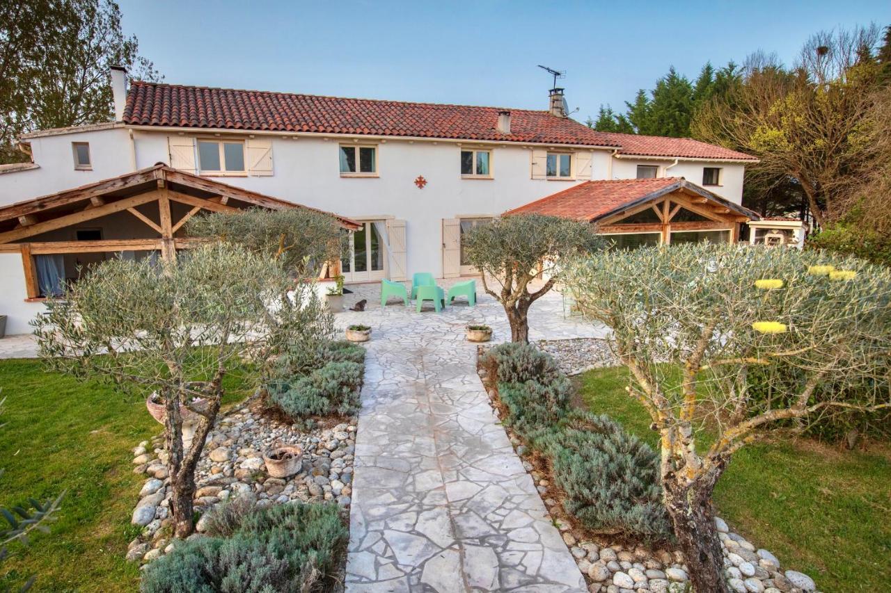 Au Temps Suspendu Villa Saint-Martin-d'Oydes Exteriör bild