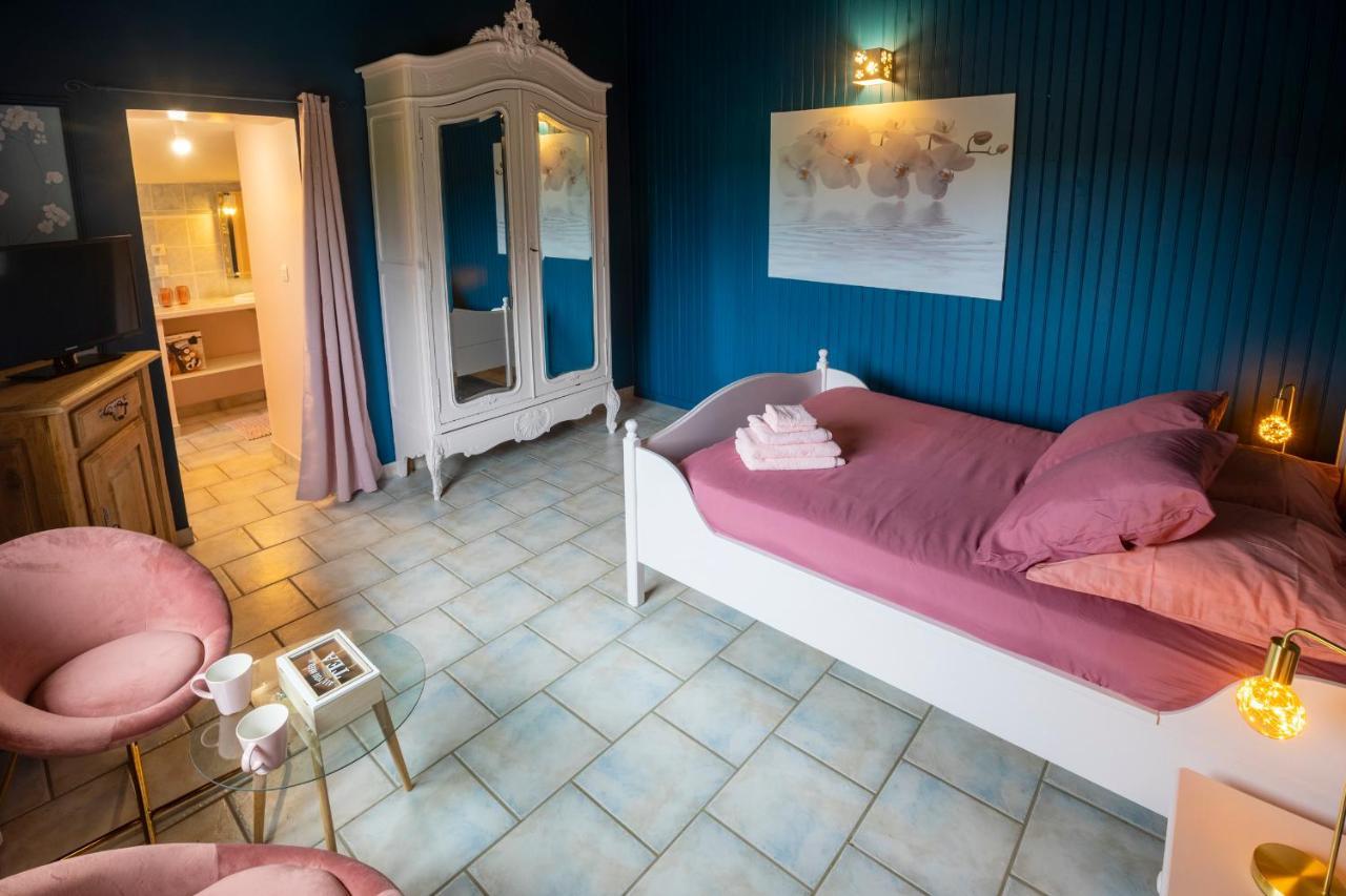 Au Temps Suspendu Villa Saint-Martin-d'Oydes Exteriör bild
