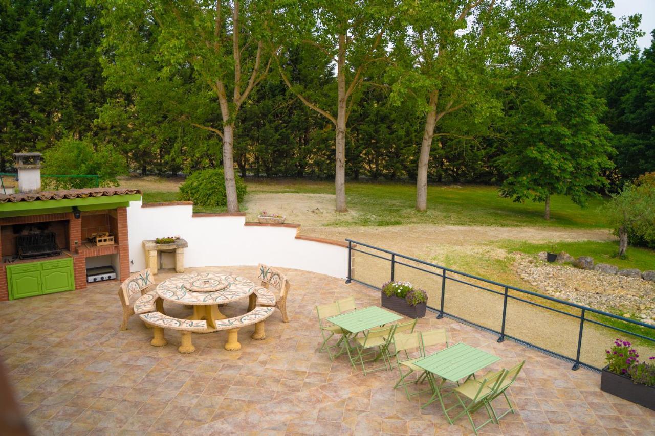 Au Temps Suspendu Villa Saint-Martin-d'Oydes Exteriör bild